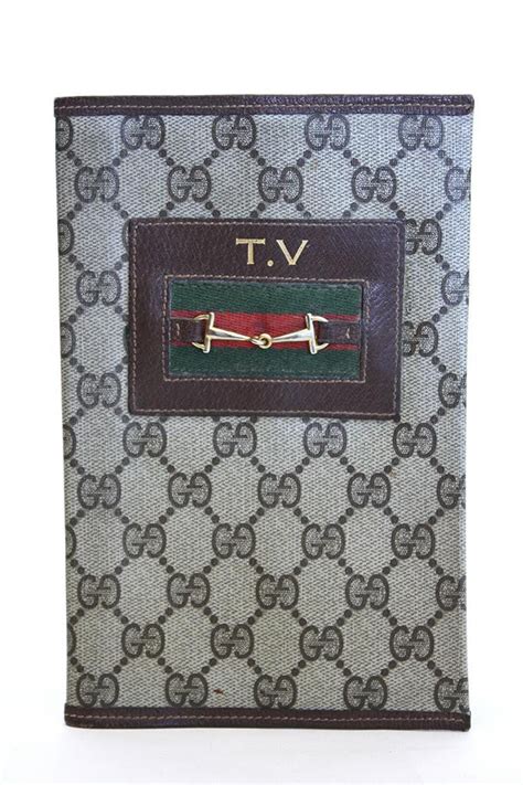 Vintage and rare 1970s Gucci TV guide cover or 